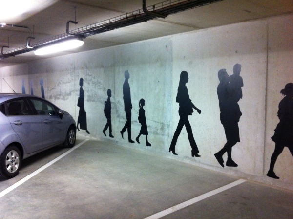 Speciale muurgraphics parking