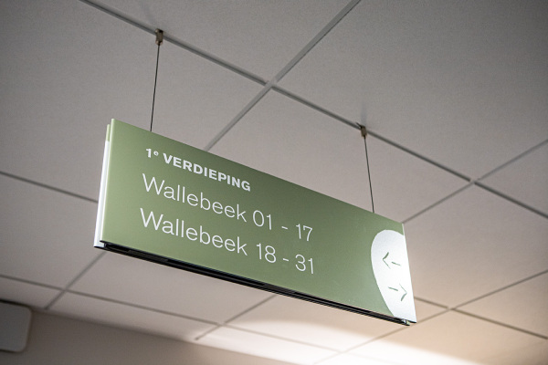 Richtingsbord hangend