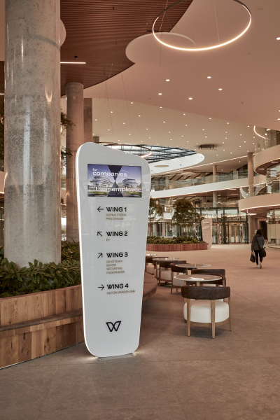 Signalisatie in gebouwen 'The Wings' Diegem