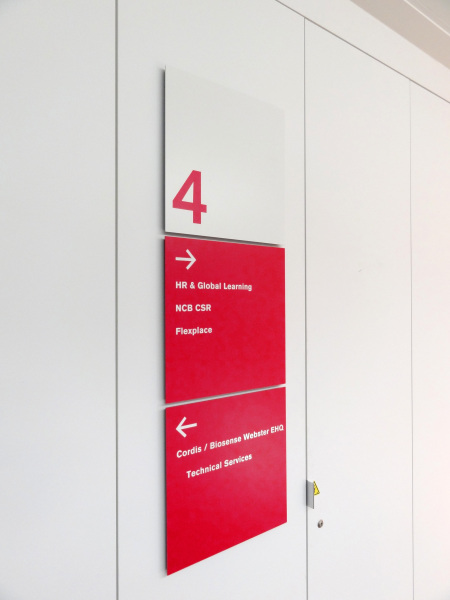 Richtingsbord muraal